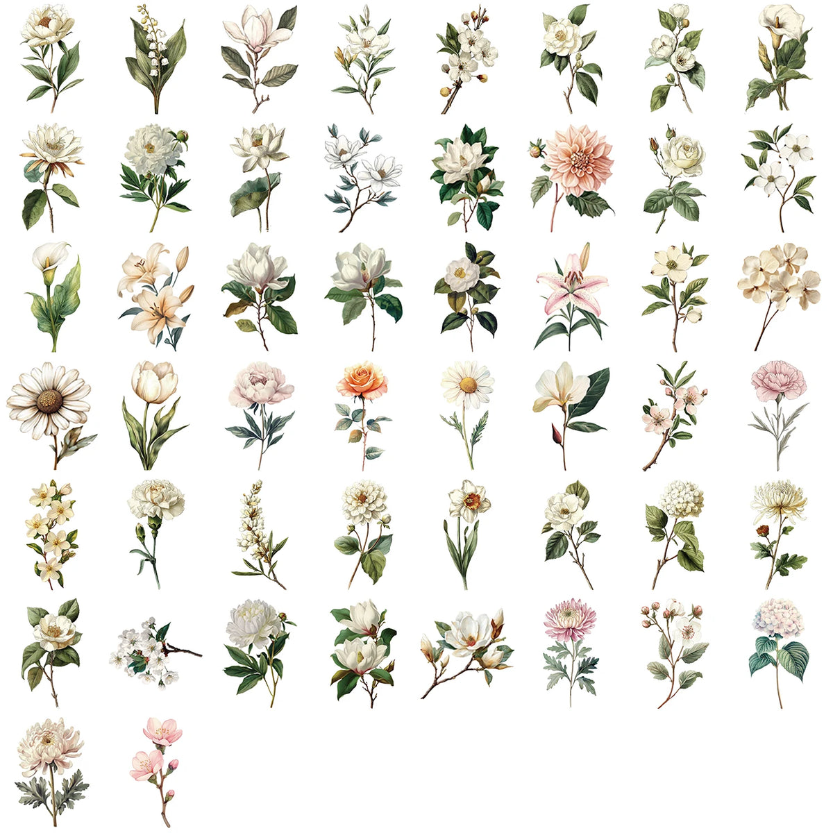 assiettes vintage fleurs feuilles beige blanc rose vert adhésif opaques collection deco maison echangement