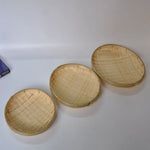 paniers rangement tissage osier bambou naturel utilisation multiple traditionnels cuisine 13cm 26cm