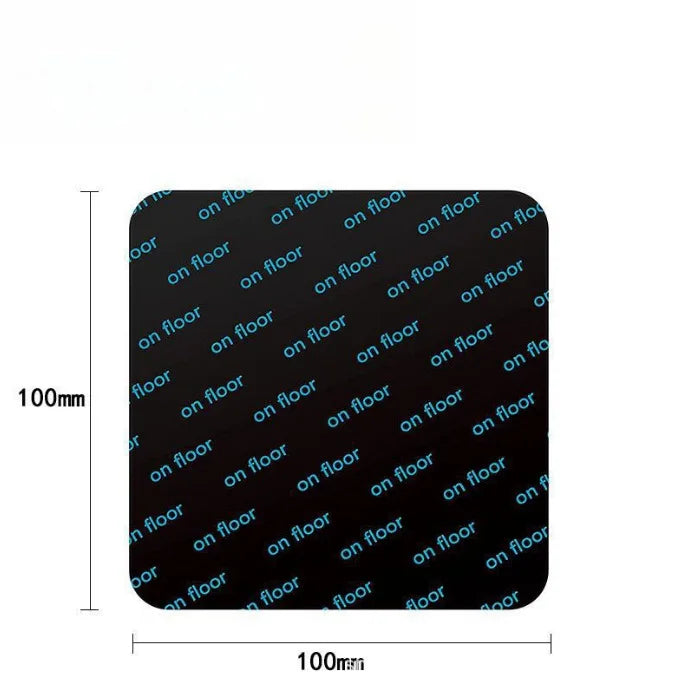 tapis anti dérapant adhésif bleu clair gris microfibres moderne respectueux environnement salle bain