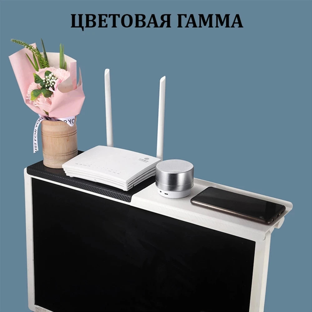 support rangement réglable écran ordinateur étagère pliante article divers respectueux environnement moderne minimaliste