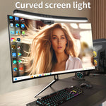 lampe écran incurvé rgb backlight clip moderne noir usb alimentation