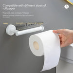 accessoires salle bain blanc moderne adhésif serviette papier toilette gant toilette inoxydable brossé