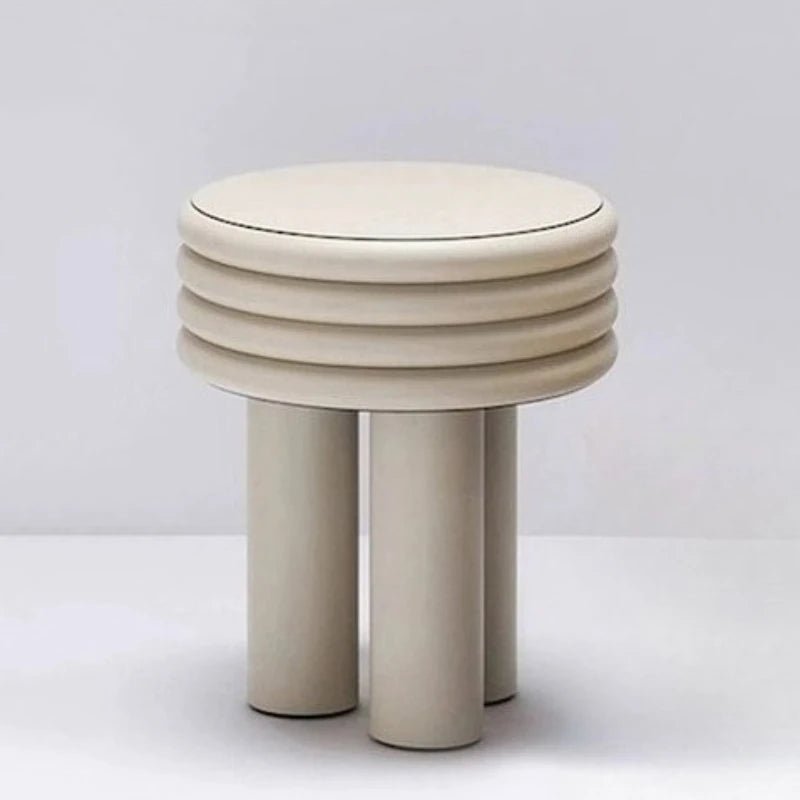 tabouret moderne minimaliste bois couleur gris contemporain salon decoration autonome