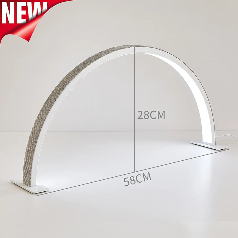 lampe table moderne blanc rose gris brillante étude chambre coucher soins beauté