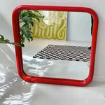 miroir mural moderne rectangle couleur argenté décoration brillante transparent chambre salon