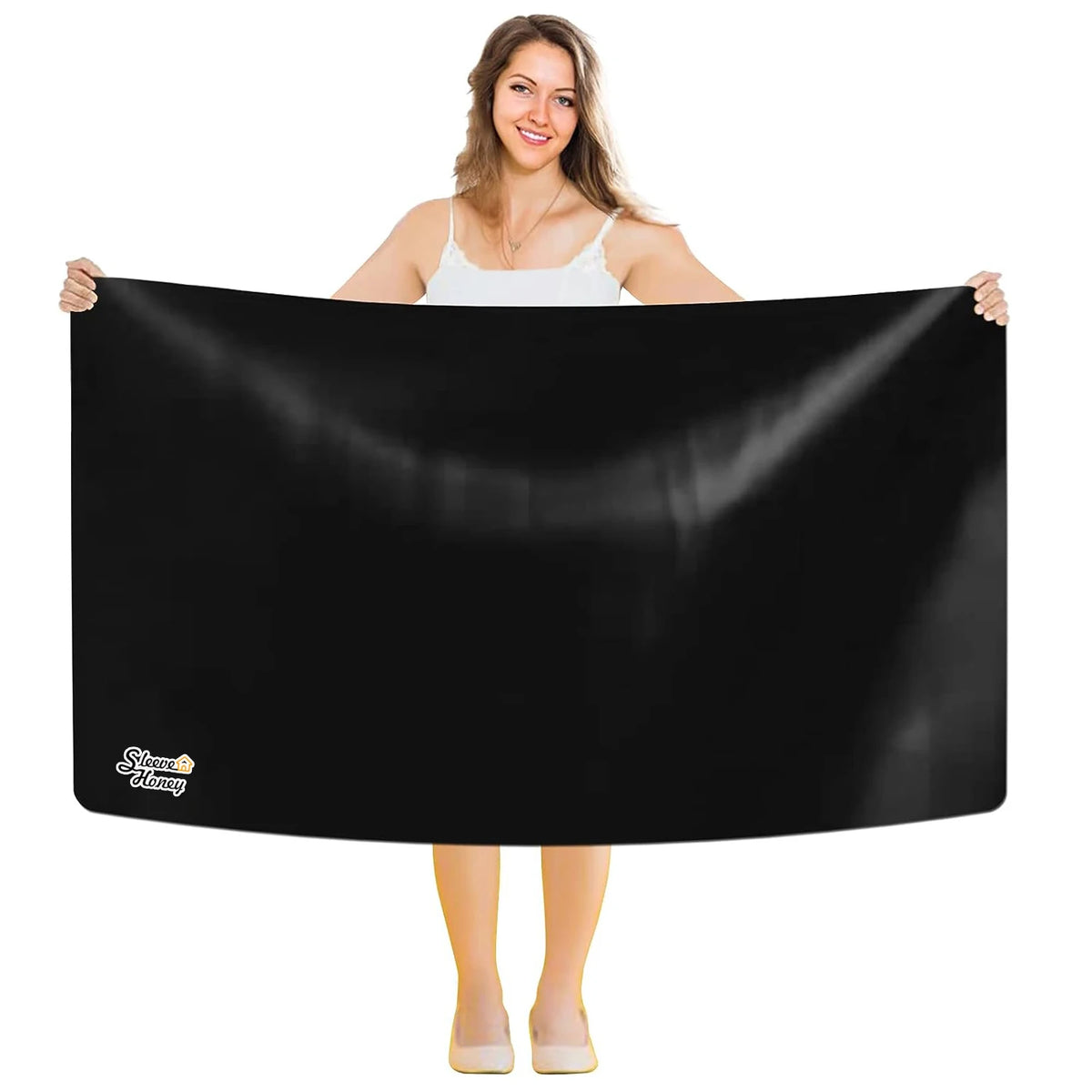 tapis table silicone noir grand protecteur comptoir cuisine antidérapant thermique salle manger