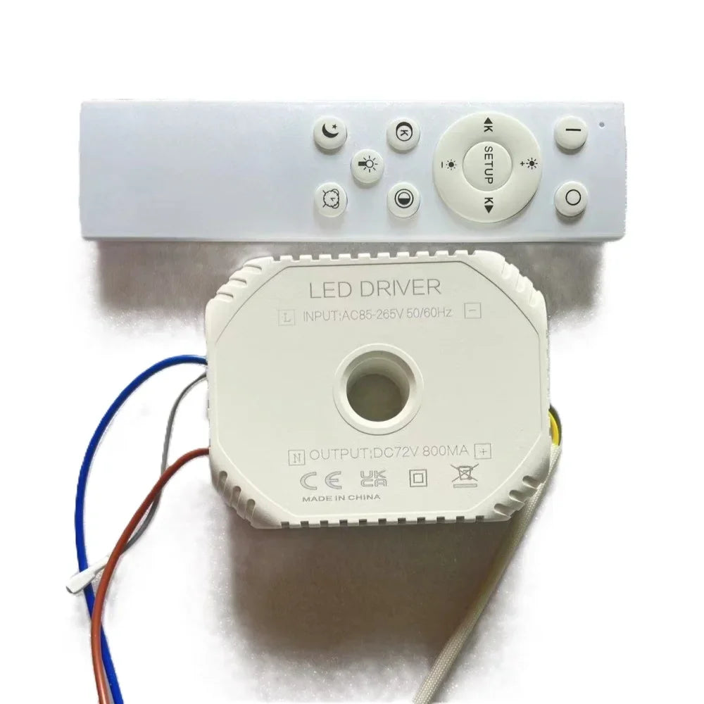 contrôleur led driver blanc moderne écran tactile câbles boutons perforé 05v ac85265v