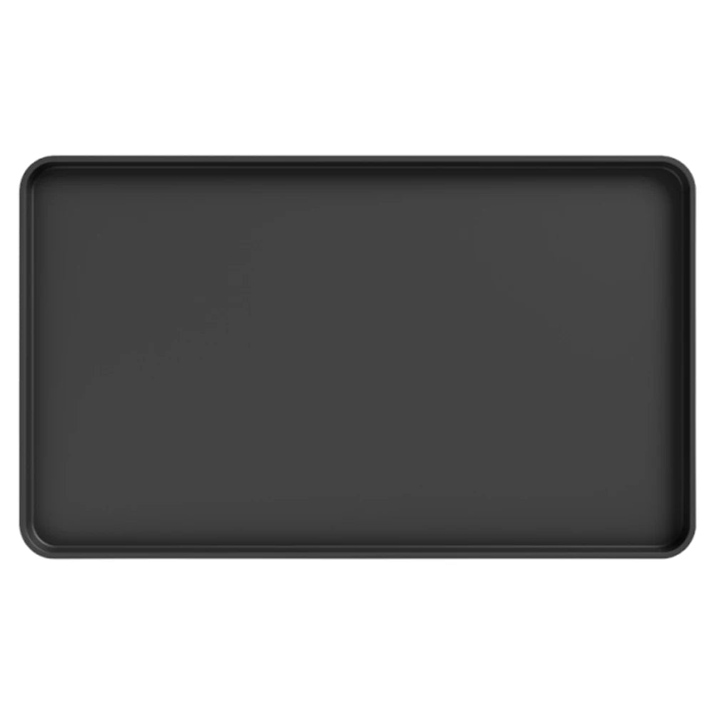 tapis protection appareils ménagers silicone noir moderne sans adhésif 47cm 28cm
