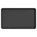tapis protection appareils ménagers silicone noir moderne sans adhésif 47cm 28cm