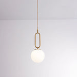 lampe suspendue moderne or spherique minimaliste salon chambre étude opacité ajustable 2m