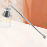 éteignoir bougie couvercle fer moderne noir doré argenté simple lisse opaques long court