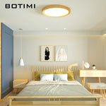 lampe moderne bois blanc texture naturelle éclairage quotidien led montée surface