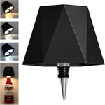 lampe table portable sans fil rechargeable bouteille vin transparente moderne minimaliste