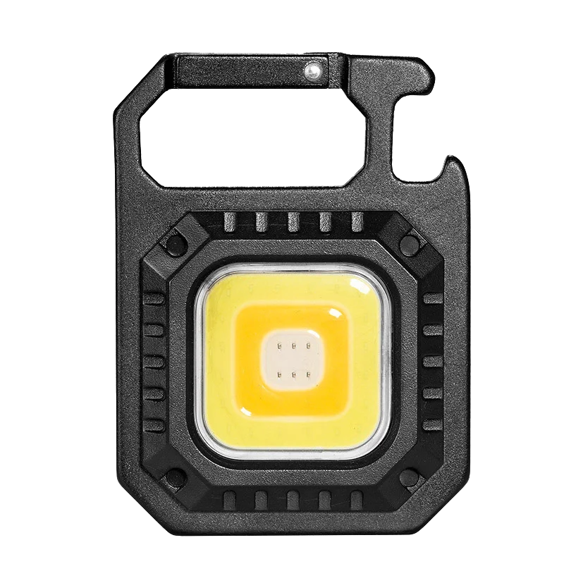 lampe poche rechargeable led multifonctionnelle camping compacte orange noire bleue
