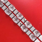 ruban led blanc noir points grille transparent moderne certification 6v 18lampes