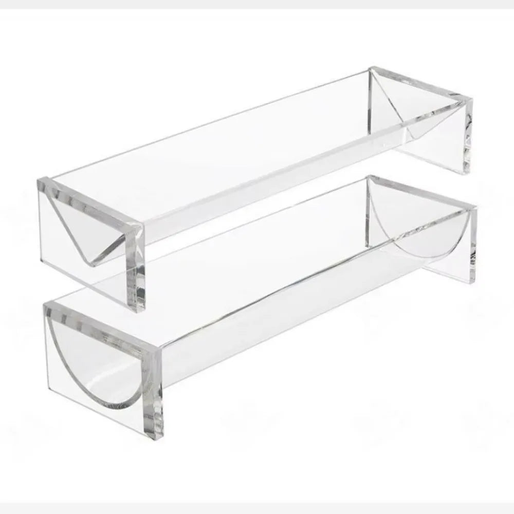 support biscuits transparent moderne empilable durable sans motif shape shape