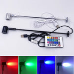 projecteur led noir câble usb télécommande réglage luminosité moderne opaque
