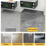 tapis sol auto adhésif gris marbre moderne imperméable résistant haute température ventilé durable retire
