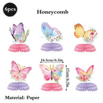 décoration fête anniversaire enfants guirlande happy birthday assiettes serviettes gâteau tasses bonbons floral papillons