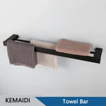 accessoires salle bain noir moderne ensemble porte serviettes papier toilette brosse dents móc cosmétiques