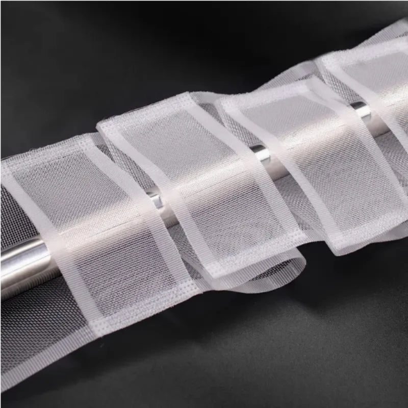 ruban fenêtre blanc maille fine 10cm 250cm adhésif moderne rideau accessoire textile maison opacité