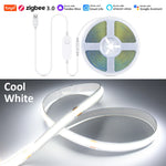 ruban led 320led/m zigbee controle app blanc blanc naturel blanc chaud moderne