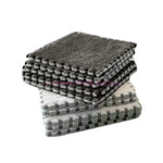 tapis sol carreaux géométriques beige blanc rose violet moderne 30cm 30cm