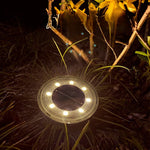 lampe solaire ip68 étanche extérieure noir blanc modernes led perforations direct placement jardinétalement