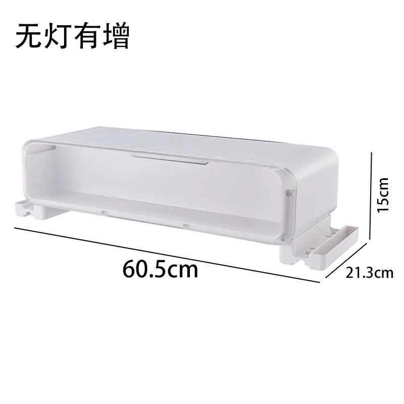 organisateur tiroirs blanc figurines rangement transparent minimaliste multifonctionnels supports stockage