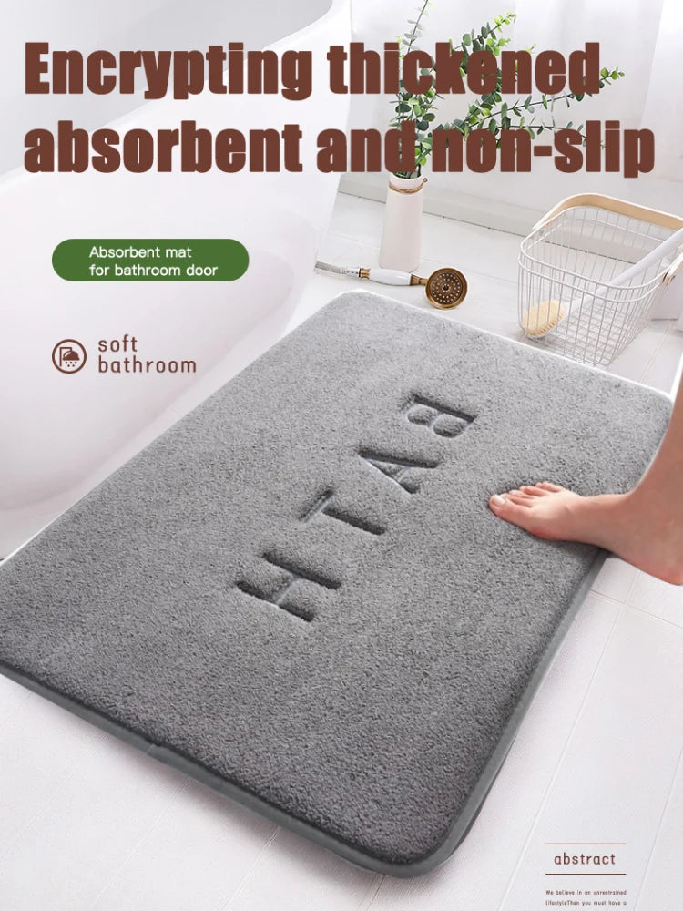 tapis bain gris moderne duvet antimorphe bath serviettes salon chambre