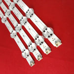 bande led rétro éclairage blanc moderne leds 713mm 6v trident connecteurs