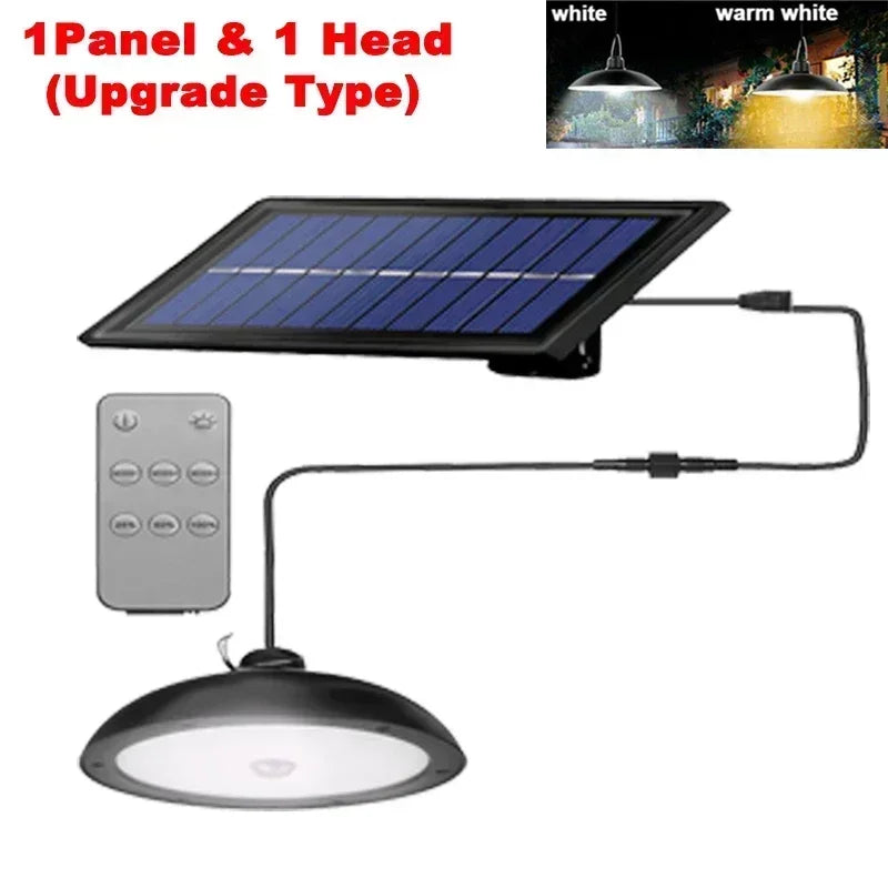 lampe solaire extérieure étanche noire moderne télécommande ip65 led abs