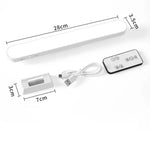 lampe moderne rechargeable télécommande réglable lumière blanche grille perforations adhésif chambre étude