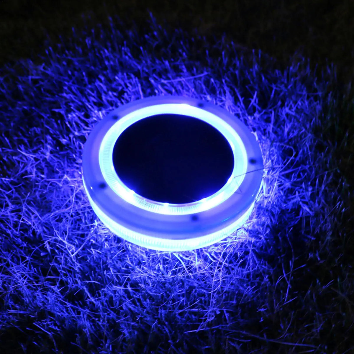 lumière solaire piscine ip68 flottante led bleu argenté moderneextérieur