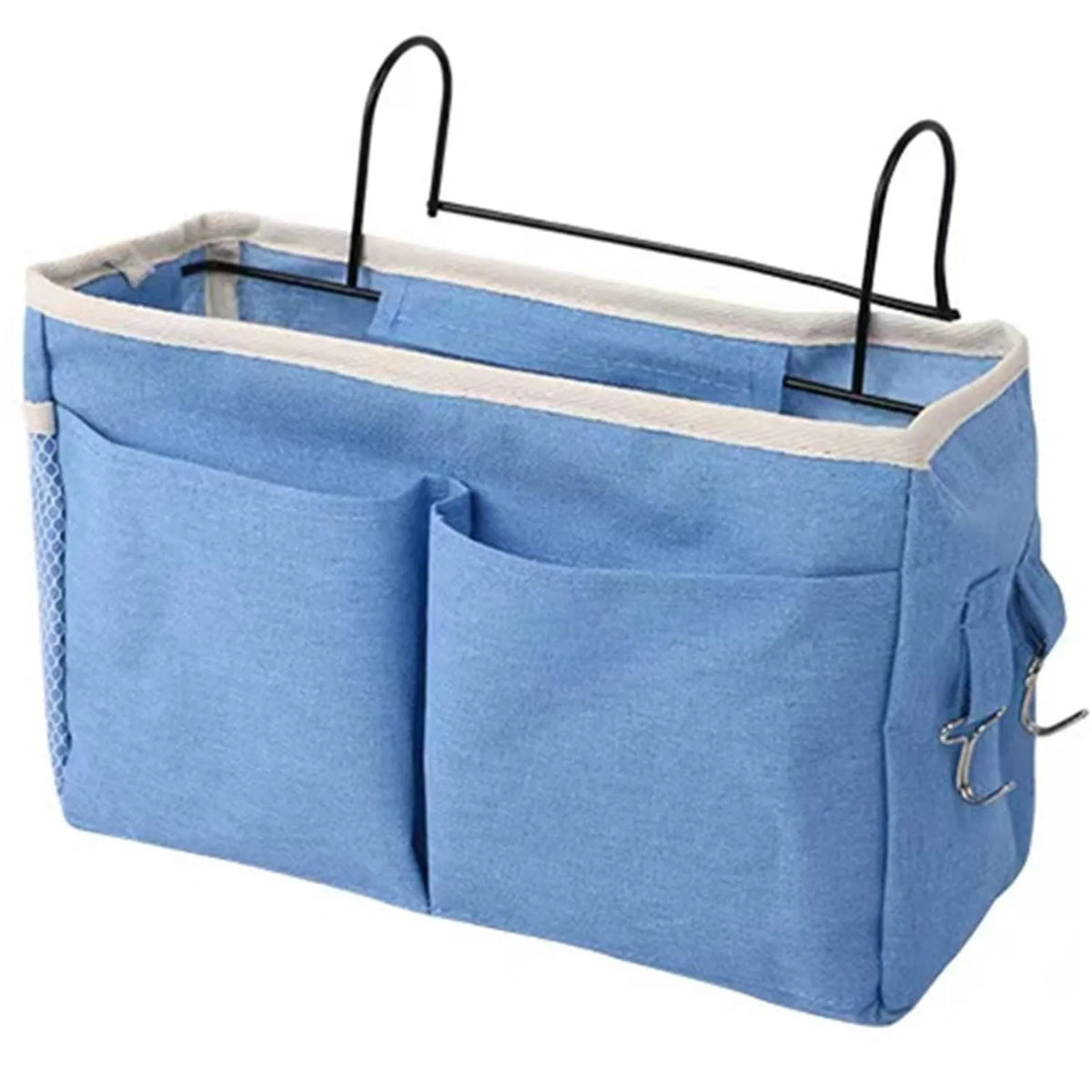 Sac rangement multi usages blanc rose bleu nuages souriants pliable moderne