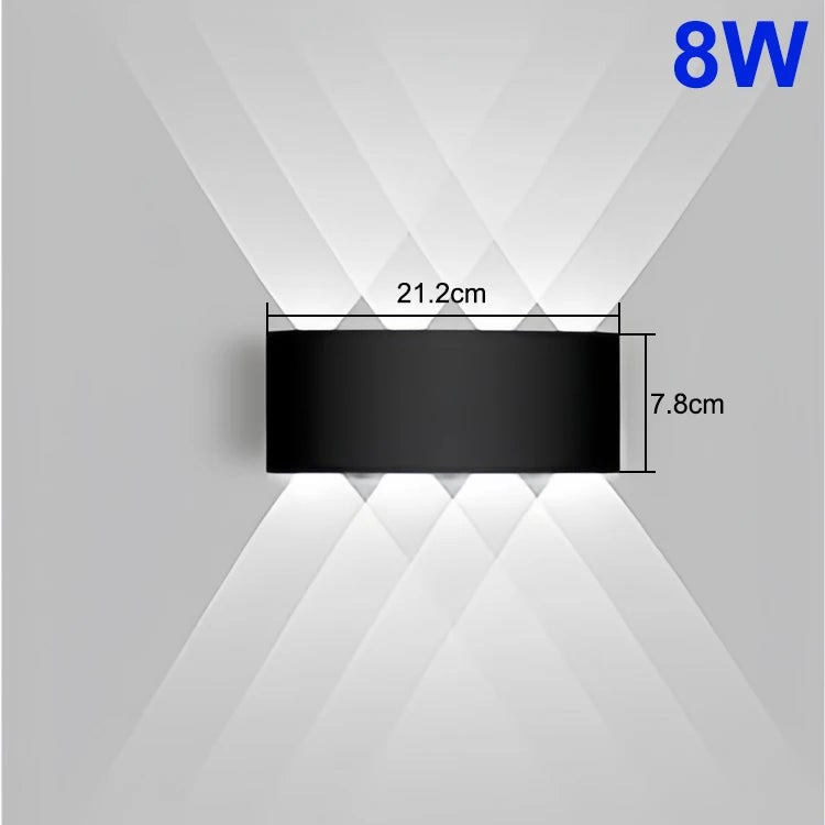 applique murale moderne led noir jaune lumiere mur triangulaire minimaliste fixee mur points lumineux