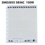 Panneau LED 150W 200W SMD2835 blanc moderne sans pilote 220V smart ic connecteurs commandes