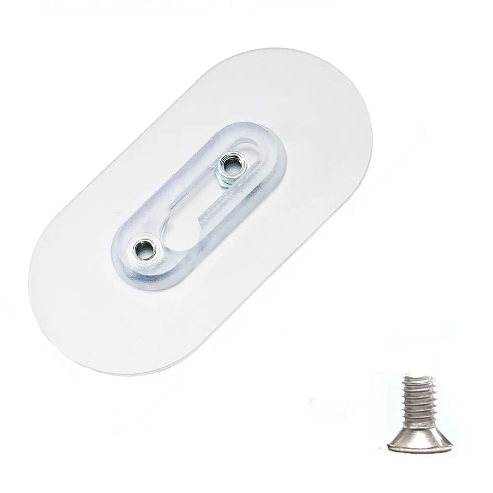 crochet adhésif transparent moderne double nut pvc utilisation multiple vis auto collant 12mm 6mm