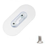 crochet adhésif transparent moderne double nut pvc utilisation multiple vis auto collant 12mm 6mm