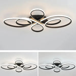luminaire anneau moderne blanc noir marron led dimmable sans télécommande