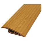 profil seuil adhésif pvc imitation bois marron foncé beige clair brun clair contemporain 1m