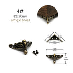 pieds meuble vis or argent bronze classiques vintage ornements métalliques