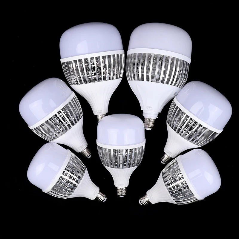 ampoule led 100w 150w 200w 250w 300w 50w 80w éclairage moderne étoupe e27 grille