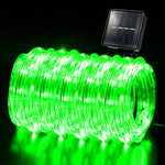 guirlande lumineuse solaire extérieure étanche led jardin terrasse décoration Noël arbre pelouse moderne transparente