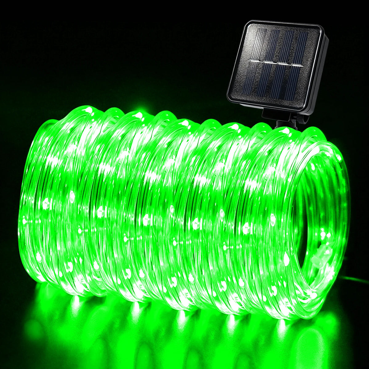 guirlande lumineuse solaire extérieure étanche led jardin terrasse décoration Noël arbre pelouse moderne transparente
