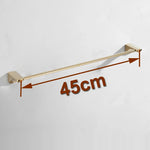 Accessoires salle bain doré moderne porte serviettes support papier toilette brosse wc 60cm