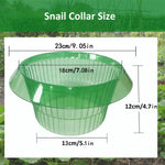 protège plantes cache pousses vert translucide protections limaces réutilisable simple pratique jardin 23cm 12cm