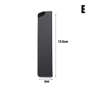 protège couteau noir adhésif durable moderne protection cuisine matériau métal