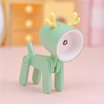 veilleuse table chien forme animaux modernes couleurs variées enfants chambre