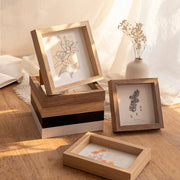 Cadre photo décoratif en bois moderne pour salon et chambre à coucher - Ombre Interieur